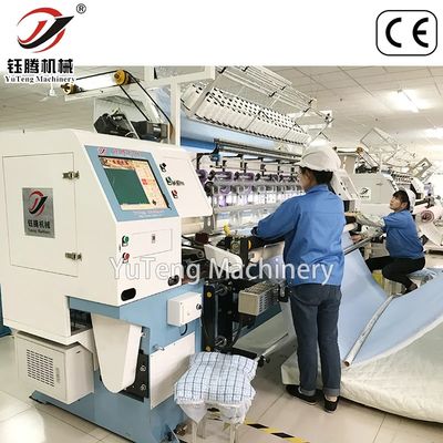 Компьютеризированная высокоскоростная много иголка Шаттл Quilting Machine для сиденья покрытие постельного белья