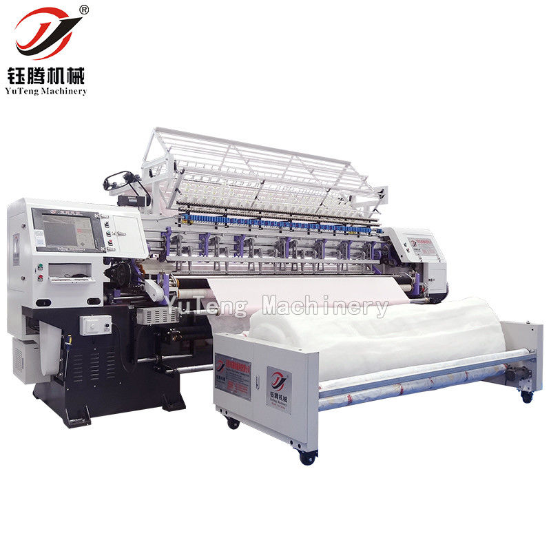 Завод использует компьютер Shuttle Lock Stitch Multi Needle Quilting Machine для изготовления одежды для постели